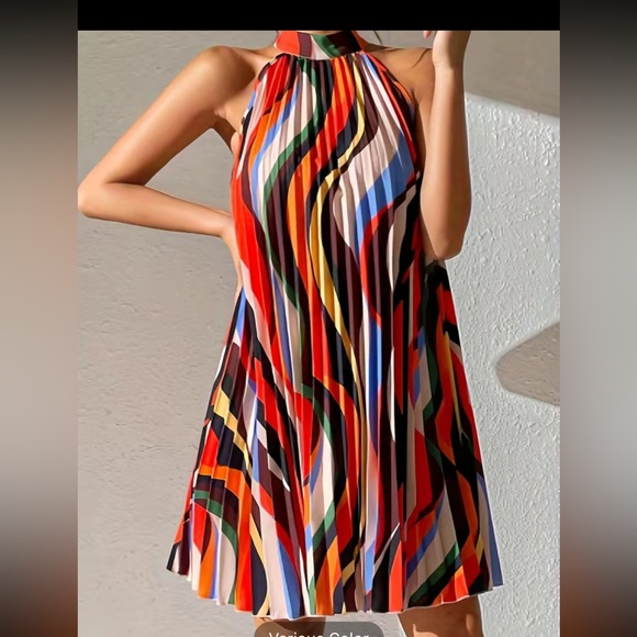 Dresses Sleeveless Casual Halter Neck Dress Poshmark — free download